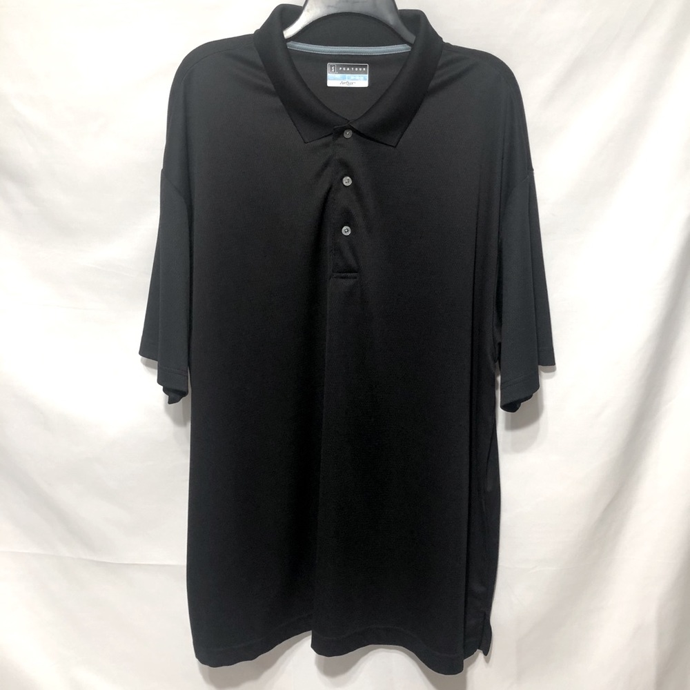 PGA Tour Black Polo